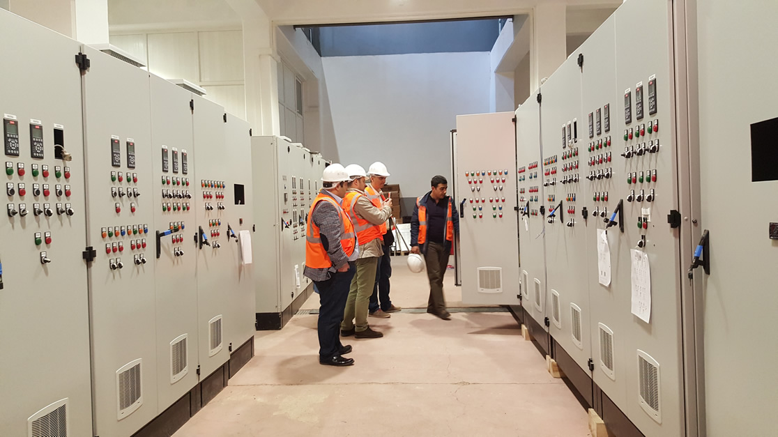 ASM Arıtma | Azerbaijan Delegation Accepts Electrical Panels at Lerik WWTP Plant