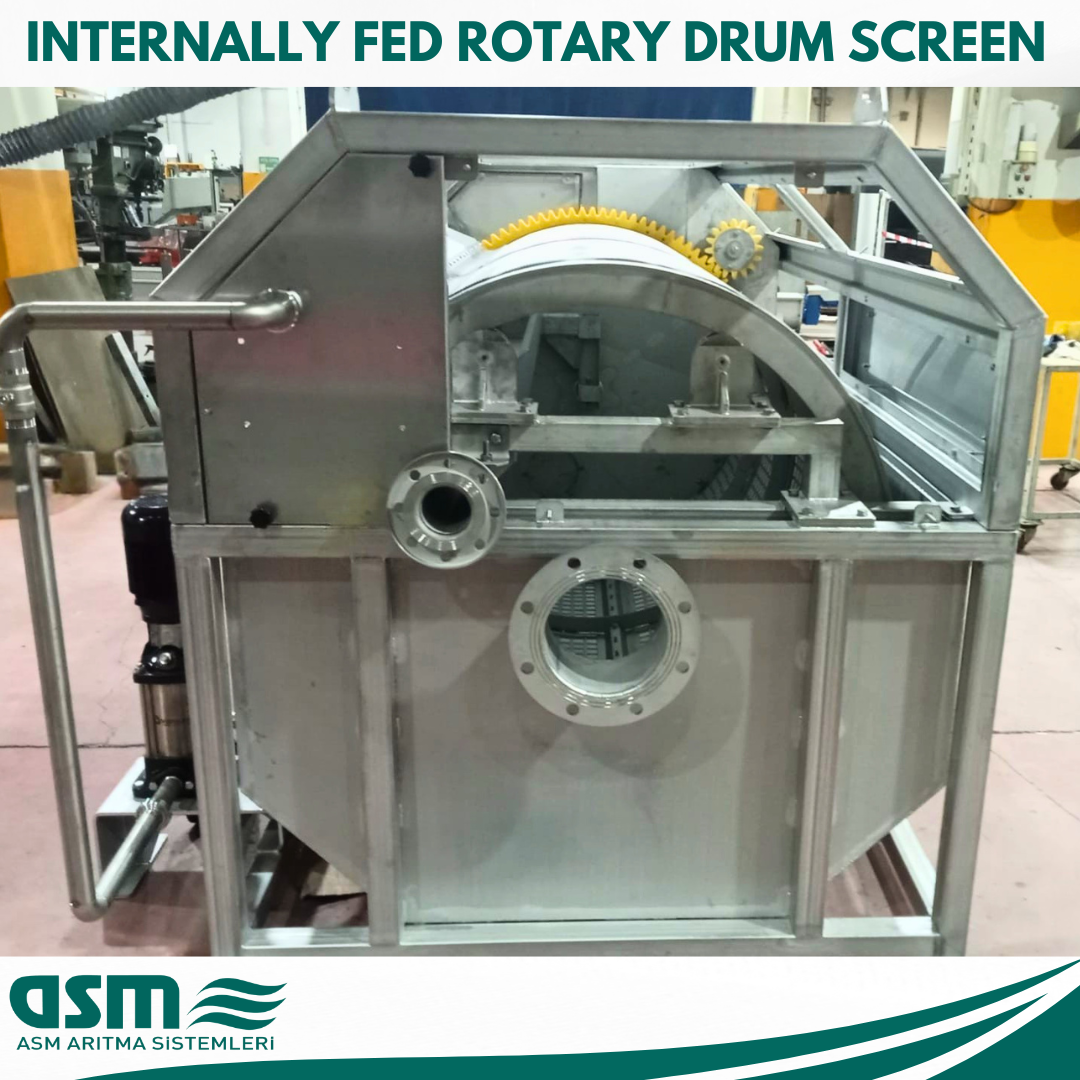 ASM Arıtma | Internal Feed Drum Screen