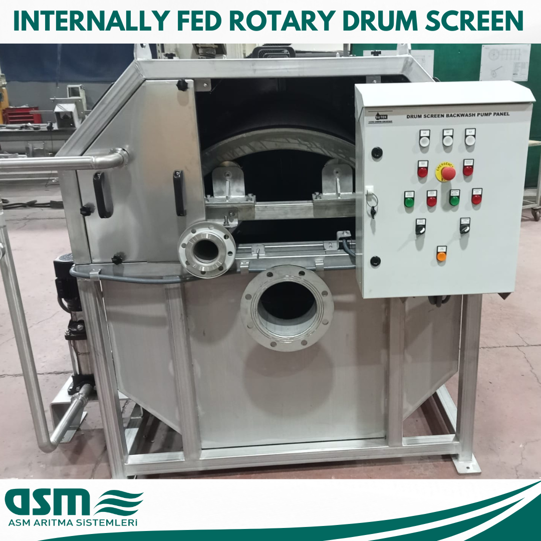 ASM Arıtma | Internal Feed Drum Screen